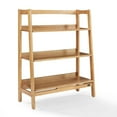 thumbnail image 1 of Wide Ladder Bookcase - Tiered Shelving Unit - Modern Storage Bookshelf - 15"D x 36"W x 43.5"H, 1 of 7