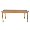 thumbnail image 1 of Retro Rectangular Dining Table - Teak Wood Outdoor Table - Renaissance Style - Hand Crafted Design, 1 of 3