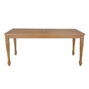 Retro Rectangular Dining Table - Teak Wood Outdoor Table - Renaissance Style - Hand Crafted Design