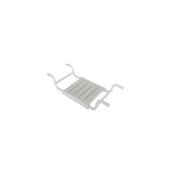 Bathtub Bench - Removable & Adjustable - 26" x 13" - Glossy White
