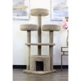 thumbnail image 1 of Large Cat Tree for Multiple Cats | Sturdy Cat Penthouse with Scratching Posts | Beige, 1 of 6