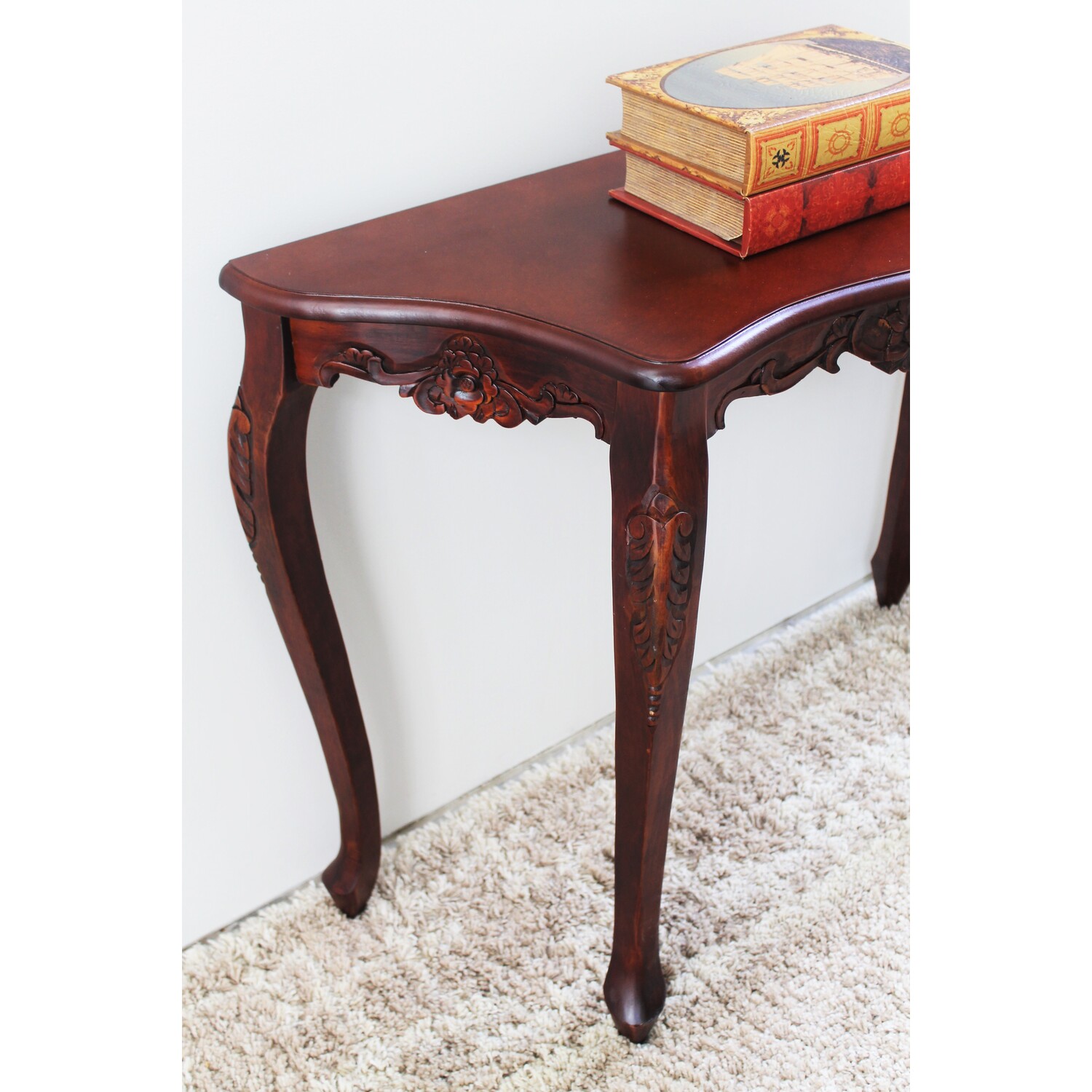 Table Legs Rococo Maykoosh Carved Wall Table - Rococo Radiance Design - Hardwood Console ...