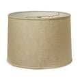 thumbnail image 1 of Retro Lampshade - Drum Hardback Shade with Washer Fitter - Rustic Heather Decor, 1 of 1