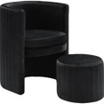 thumbnail image 1 of Maykoosh Rustic Revival Black Velvet Accent Chair, 1 of 1
