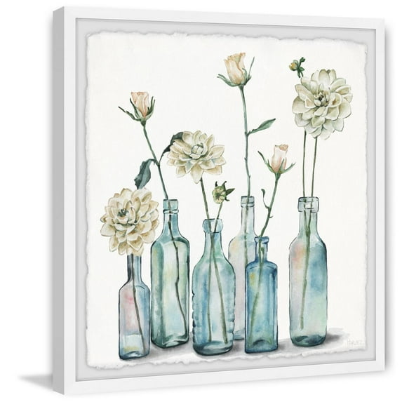 Maykoosh Rustic Romance Clearly White Framed Painting Print