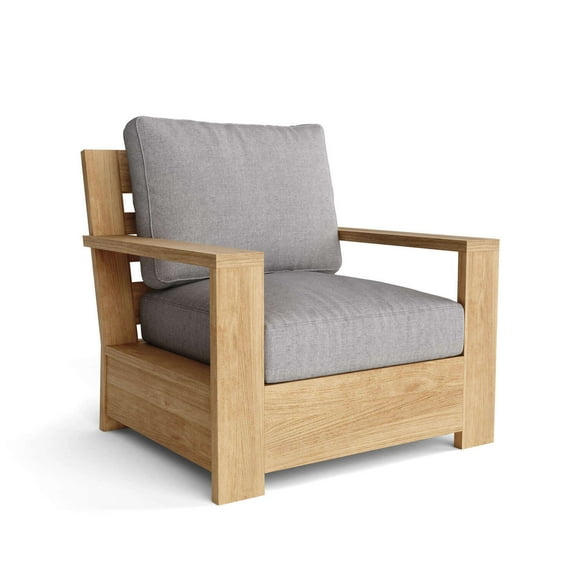 Rustic Armchair - Deep Seating Comfort for Living Room, Patio, or Bedroom
