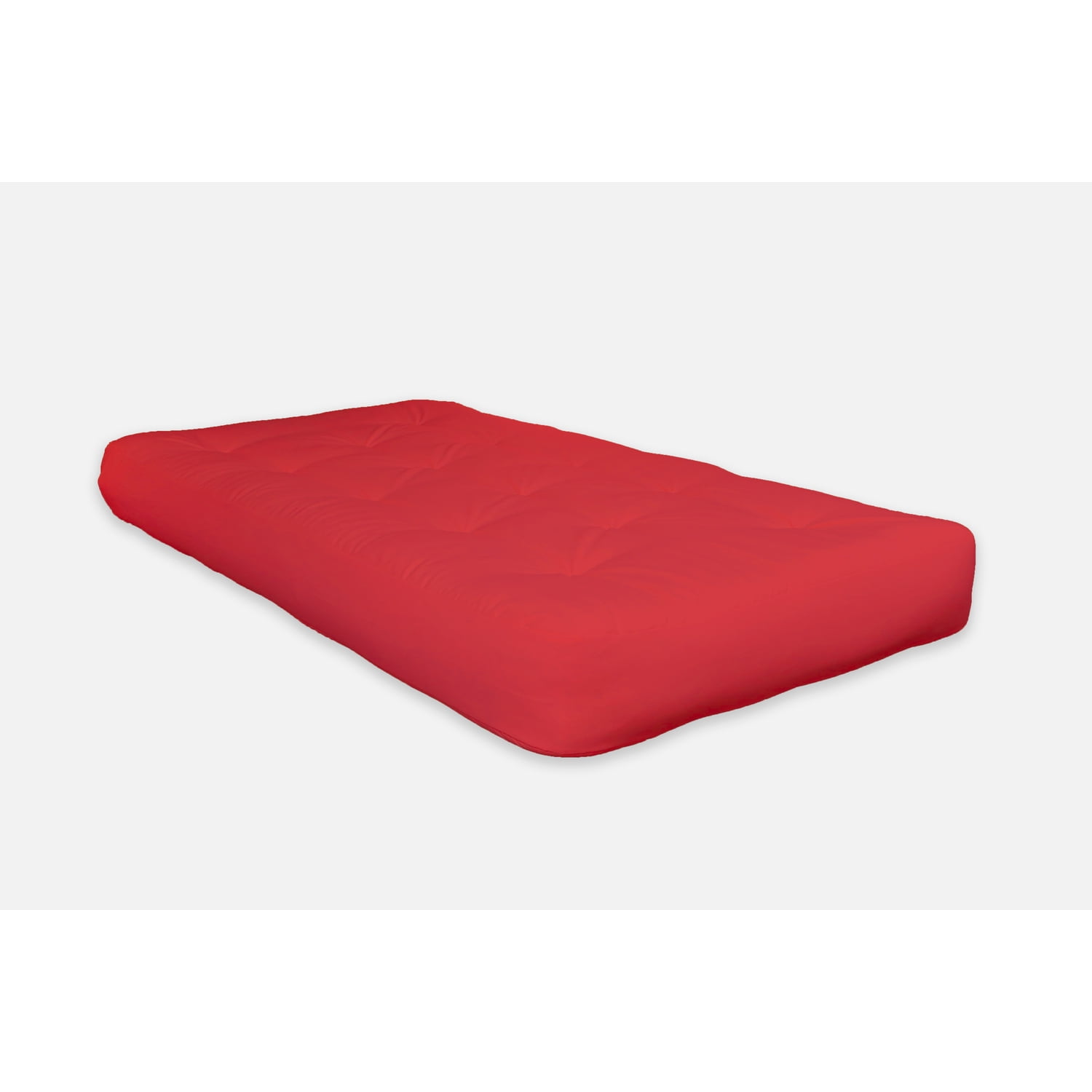 Maykoosh Seaside Serenity 8" Red Double Foam Futon Mattress, Twin Size