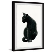 Black Cat Painting Print Southwestern Art Framed Wall Decor Home Decor Gift
