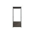 thumbnail image 1 of Walk-In Closet Organizer - Wood & Metal Frame - 1 Drawer - Rustic Gray - Storage Solutions, 1 of 4