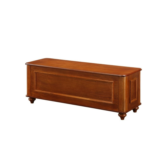 Gun Storage Chest - Solid Wood Hope Chest - Secure Storage for Long Guns & Accessories - 51" Long