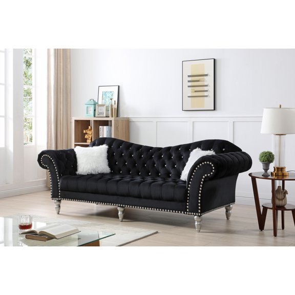 Maykoosh Southwestern Style Sofa , Black