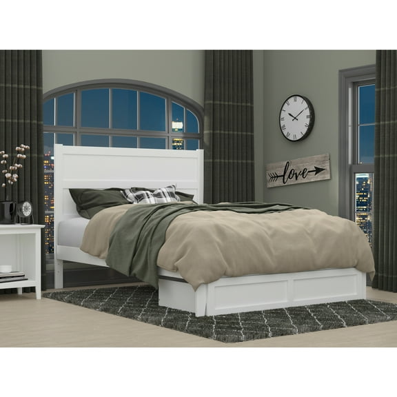Maykoosh Suburban Sophistication Bed with Foot Drawer in White