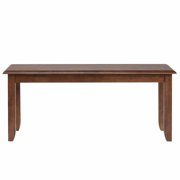 Maykoosh Suburban Sophistication Bench , Amish Brown , Solid Wood
