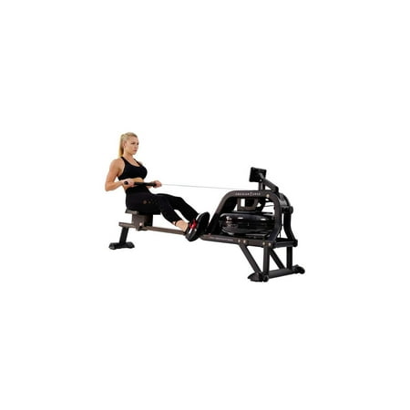 Water Rower Machine - Maykoosh Surge 500 - Full Body Workout - Adjustable Resistance - 80" Long
