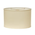 thumbnail image 1 of Retro Lampshade - Oval Hardback Lampshade with Washer Fitter - Timeless Design for Home Decor, 1 of 1