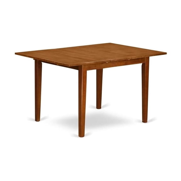 Rectangular Kitchen Dining Table with Extendable Leaf - 54" x 36"