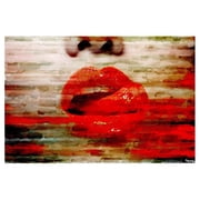 Lips Painting Canvas Print - Urban Oasis Wall Art - Modern Home Decor - Maykoosh Artwork