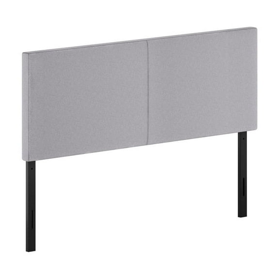 Upholstered Headboard - Queen Size, Glacier Finish