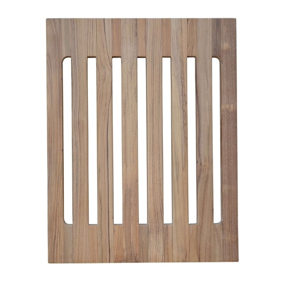 Wall Mount Folding Chair - Space Saving Teak Seat for Shower, Sauna, Boat & Small Spaces