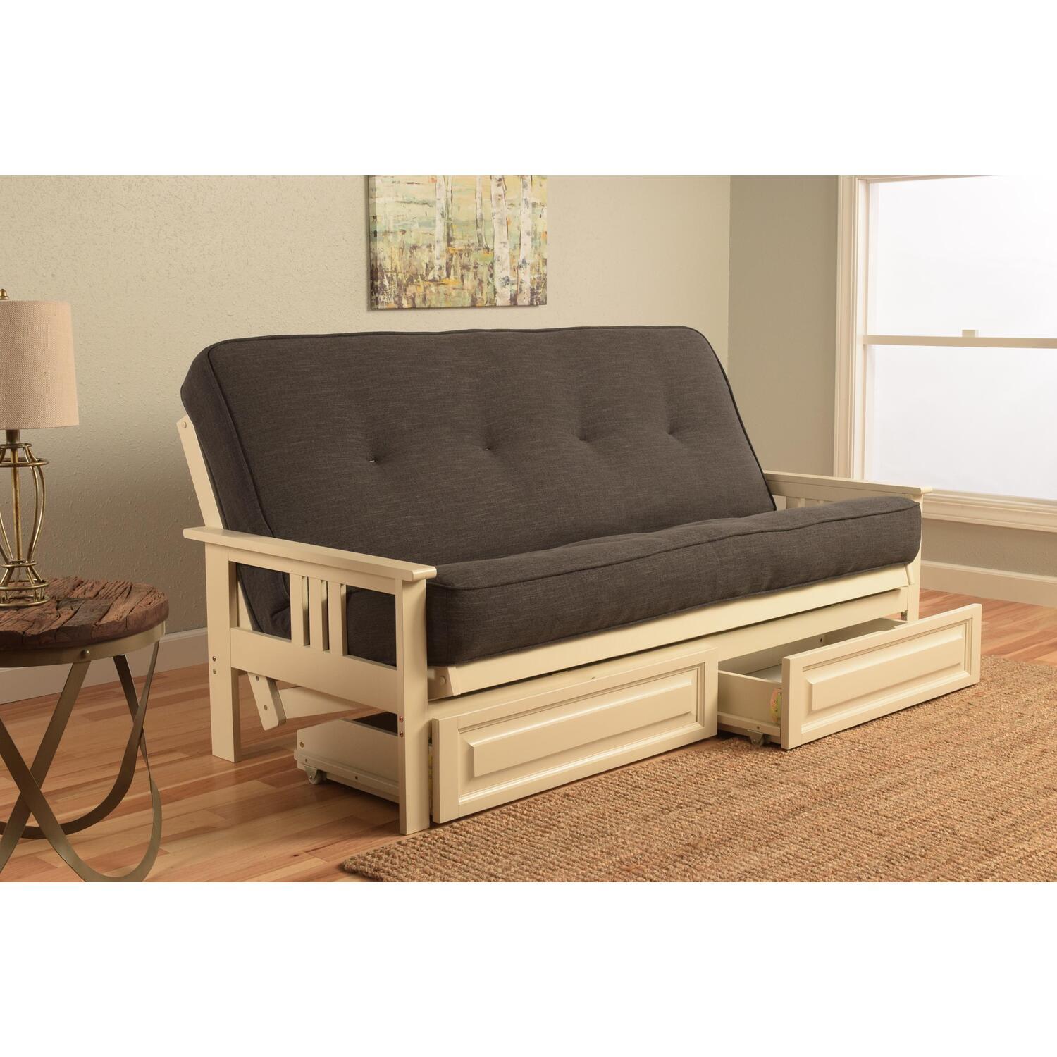 Maykoosh Victorian Elegance Full Futon Frame with Storage Drawers