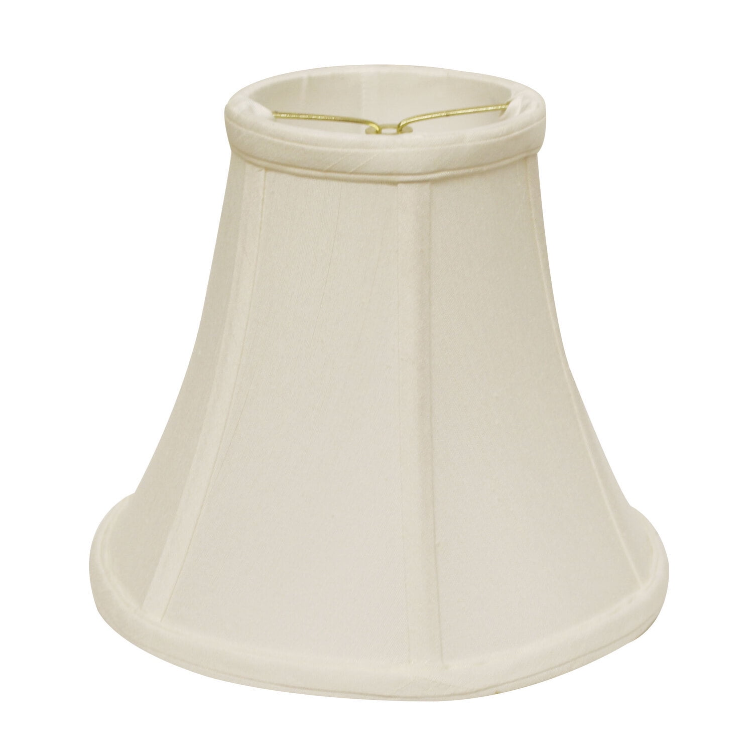 8" White Silk Bell Empire Chandelier Lampshade