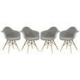 thumbnail image 1 of Maykoosh Victorian Vintage Fabric Eiffel Accent Chair - Set of 4, 1 of 8