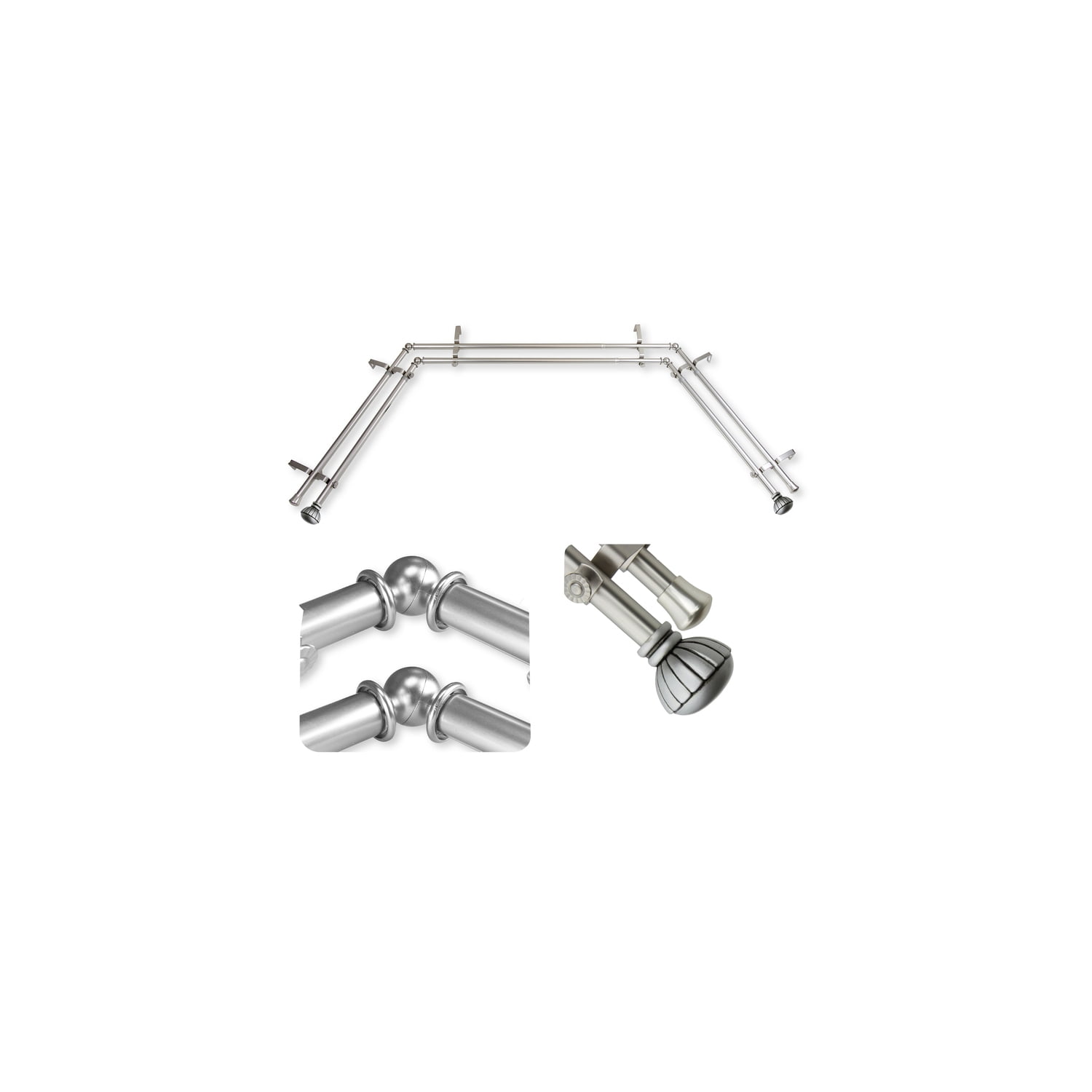 Maykoosh Vintage Variety Curtain Rods & Hardware, Featuring 13/16 ...