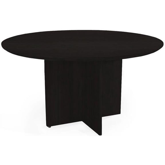 Mayline  48 x 48 in. Medina Round Conference Table - Mocha