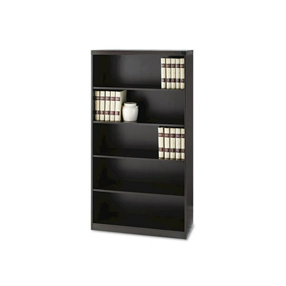 Mayline MLNAB5S36LDC Aberdeen Series Laminate 5-Shelf Bookcase - Mocha