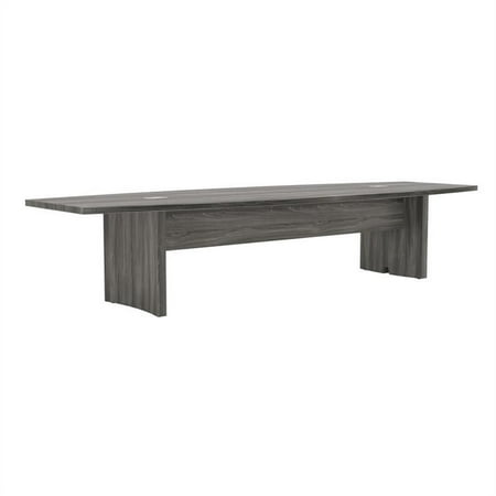 Mayline Aberdeen Series 12' Conference Table in Gray Steel