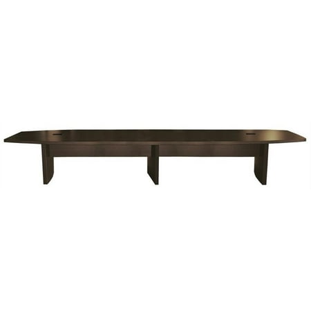 Mayline Aberdeen Series 18' Conference Table in Mocha
