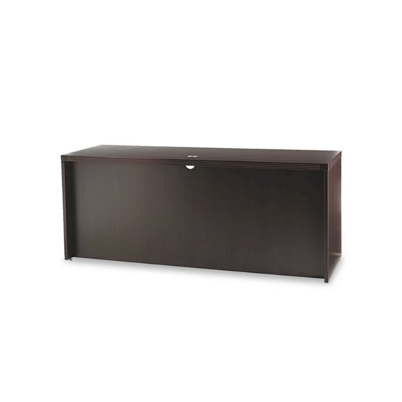 Mayline Aberdeen Series Laminate Credenza Shell, 72w x 24d x 29h, Mocha