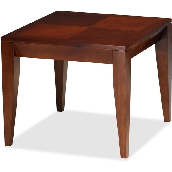 Diamond End Table, 24"W x 24"D x 22-1/4"H, Bourbon Cherry