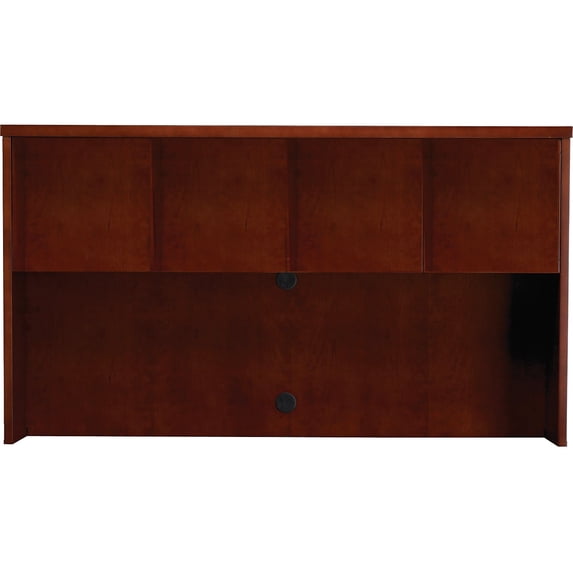 Mayline MHUD3970MC Mira Series Hutch with Wood Doors, Medium Cherry - 39 x 70 x 14 in.