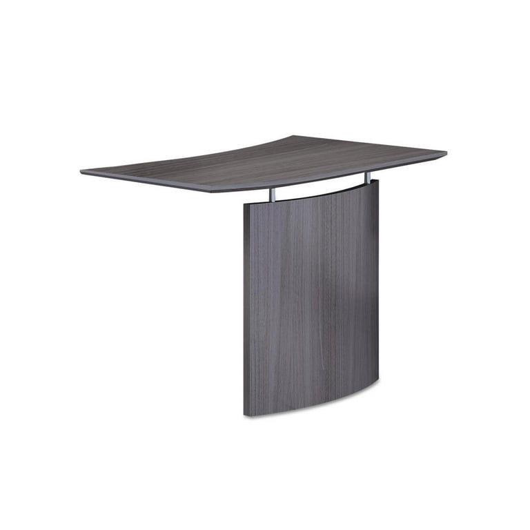 Medina Laminate Bridge, Left-Hand, 48w x 24d x 29.5h, Gray Steel Medina Laminate Bridge, Left-Hand, 48w x 24d x 29.5h, Gray Steel
