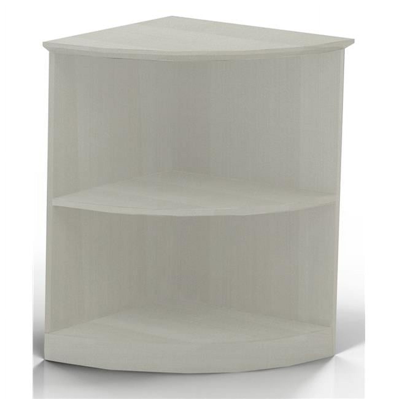 Mayline MVBQ2TSS Medina Series 2Shelf Quarter Round Bookcase, Textured