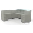 thumbnail image 1 of Mayline Medina 87"" x 62"" Reception Station in Sea Salt Laminate, 1 of 3