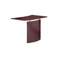 thumbnail image 1 of Safco Medina Left Hand Bridge Mahogany 29 1/2H x 48W x 24D MNBDGLLMH, 1 of 2