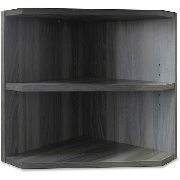 Mayline Medina Corner Support for Hutches - 15" x 15" x 20" - 2 Shelve(s) - Finish: Gray Steel Laminate | Bundle of 5 Each