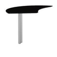 thumbnail image 1 of Mayline Medina Curved Desk Extension (Left) in Mocha, 1 of 3