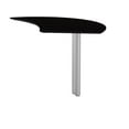thumbnail image 1 of Mayline Medina Curved Desk Extension (Right) in Mocha, 1 of 2