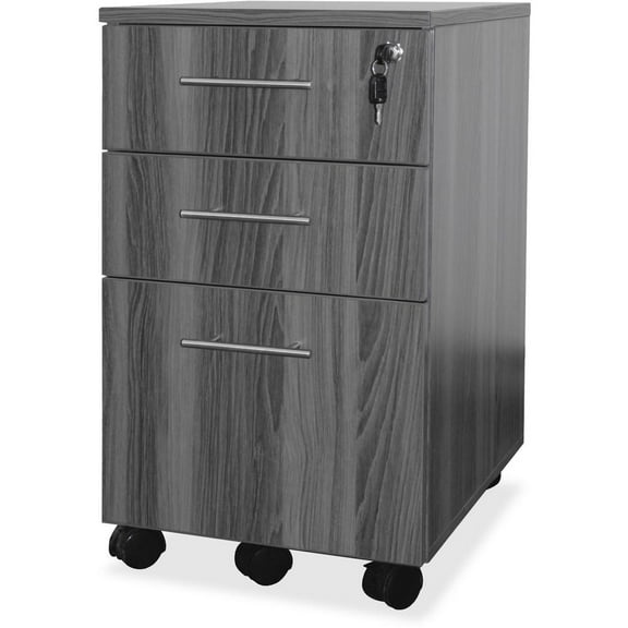Mayline Medina Pedestal (Box-Box-File) in Gray Steel