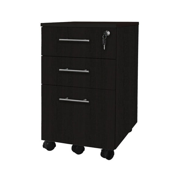 Mayline Medina Pedestal (Box-Box-File) in Mocha