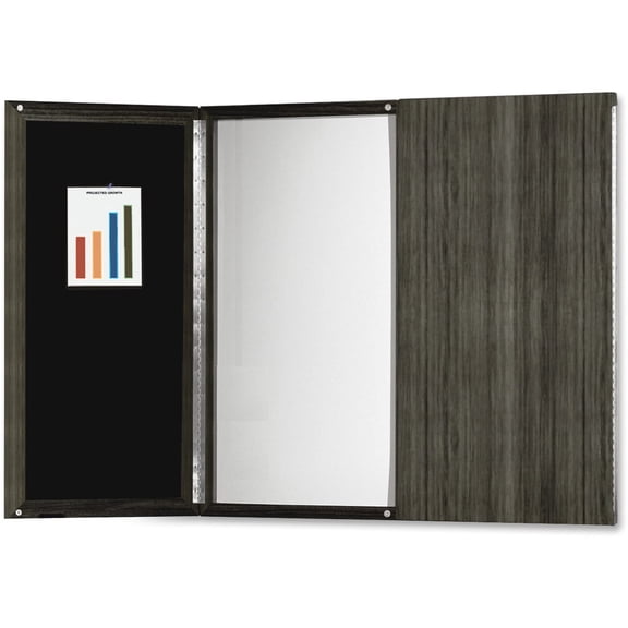 Mayline Medina Presentation Board in Gray Steel