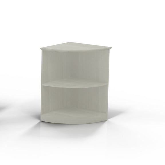 Mayline Medina Series 2 Shelf Bookcase in Sea Salt