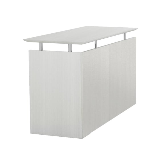 Mayline Medina Series 48.5" Non-Hand Return in Sea Salt