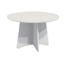 Mayline Medina Series 48" Round Conference Table in Sea Salt