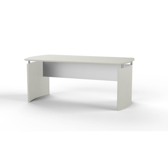 Mayline Medina Series 72" Computer Desk in Sea Salt Cream