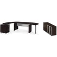 thumbnail image 1 of Mayline MNT8LDC 63 in. Medina Series Typical Suite 8 Office Desk - Mocha - 29.5 x 107 x 103 in., 1 of 2