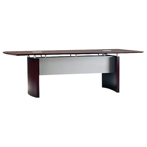 Mayline NC10MAH Napoli Series Conference Table, Mahogany - 29.5 x 120 x 48 in.